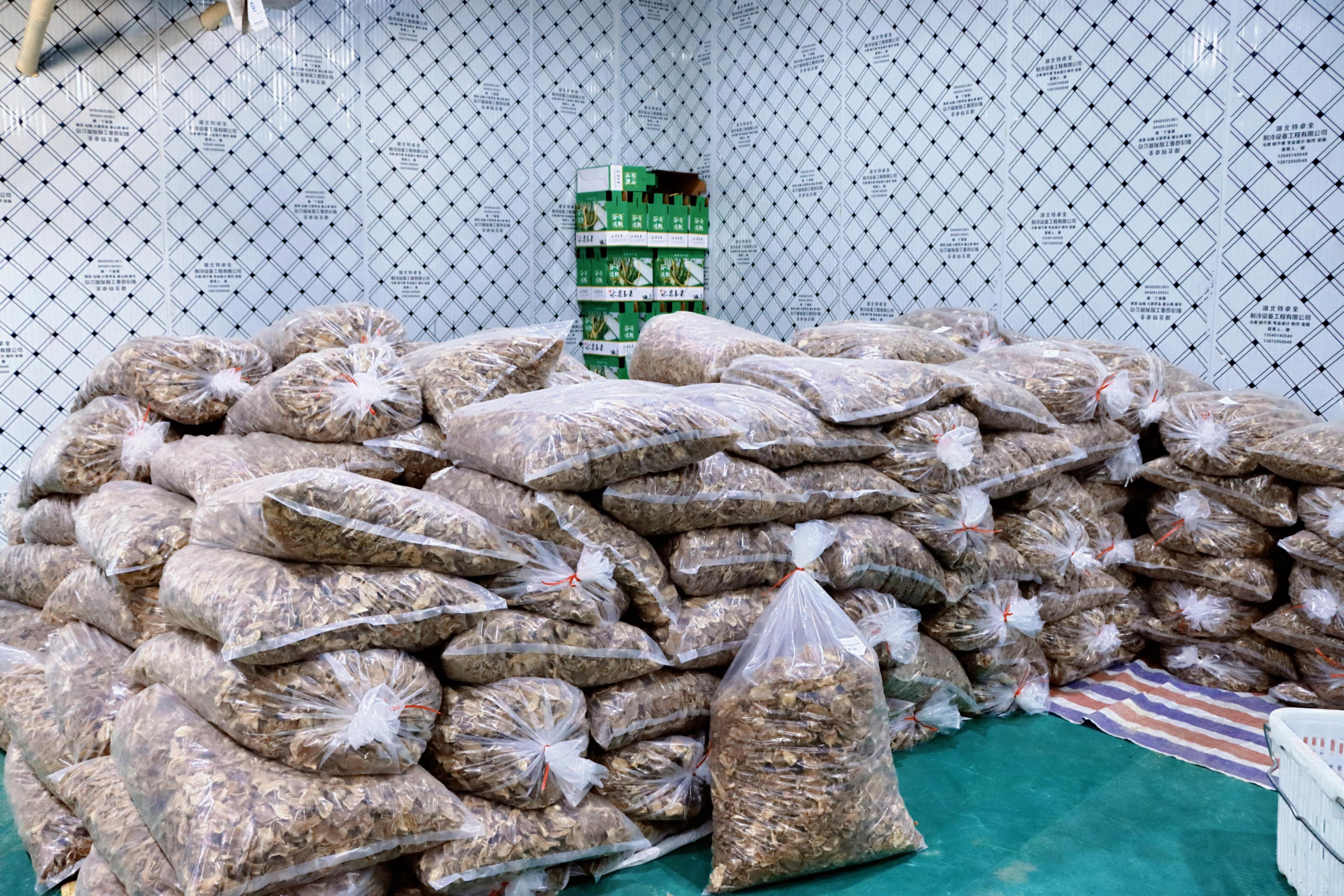 農(nóng)戶家中存儲(chǔ)的農(nóng)產(chǎn)品。受訪方供圖