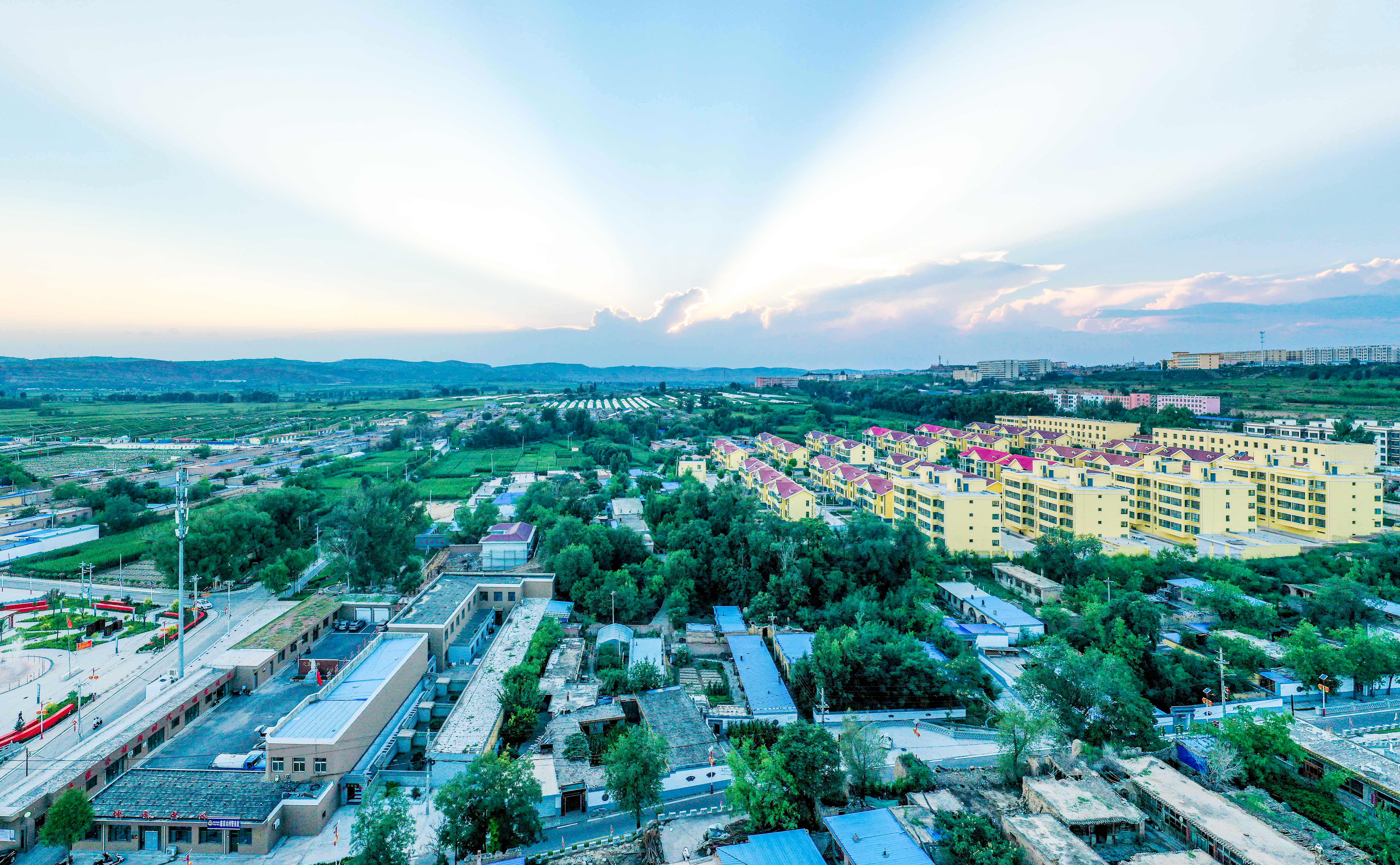 黃河岸邊的美麗村莊——唐家會(huì)村。